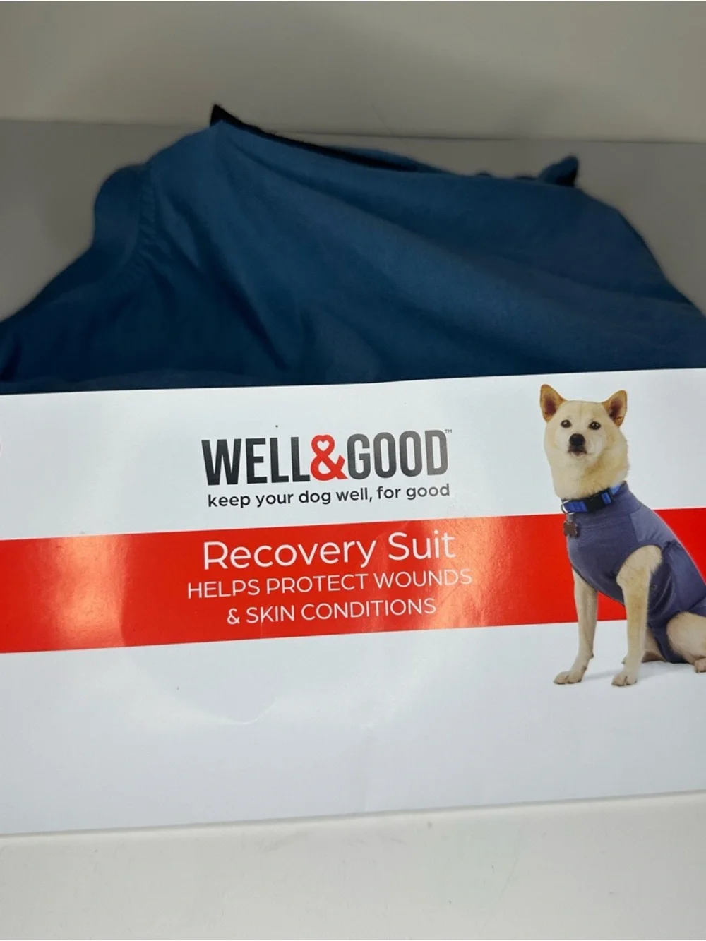 Well & Good Pet Recovery Suit (M/L) Adjustable Dog/Cat Surgical Or Neuter Shirt